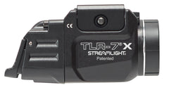 Streamlight TLR-7 X side rail clamp attaching to handgun rail for stable retention