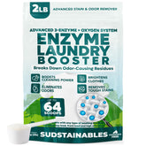 Sudstainables frente del empaque mostrando la bolsa de 2 lb y su beneficio limpiador