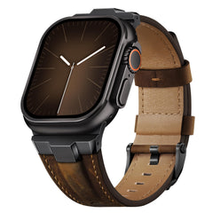 Suitisbest correa frontal mostrando ajuste perfecto con Apple Watch Ultra y estilo elegante