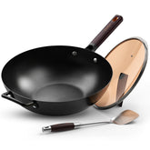 SUMEIGUAN wok frontal con tapa mostrando capacidad y estética