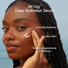 Summer Fridays Hydration Mist spraying a fine mist to soothe and refresh skin instantly