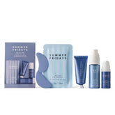 Summer Fridays front packaging of Jet Lag Essentials kit showing travel-ready convenience and hydration benefits