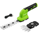 sunchers front view showing blades and compact design for easy storage and handling