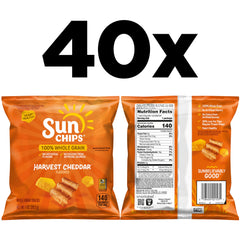 SunChips bolsa individual Harvest Cheddar frontal con apertura fácil