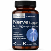 Sunergetic envase frontal mostrando 60 cápsulas y beneficios clave