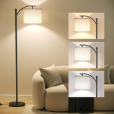 SUNMORY lámpara de pie arco vista frontal elegante y funcional