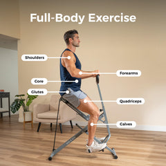 Sunny Health & Fitness primeros planos de las bandas de resistencia integradas para progresión