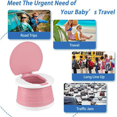 SunnySmile orinal instalado en coche para emergencias durante viajes