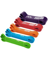 SUNPOW empaquetado frontal mostrando el set de 5 bandas y la bolsa, práctico para viajar