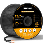SUNVIE rollo 250FT mostrando longitud y ahorro