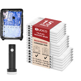 SUOCO clear front packaging showing 15-piece set and space savings