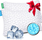 SUPA MODERN front view of queen pillow pair showing ready-to-use cool surface
