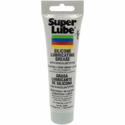 Super Lube 92003 tubo frontal mostrando diseño y tamaño, beneficio de aplicación precisa