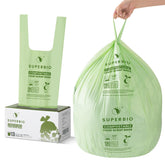 superbio empaque frontal mostrando rollo de 30 bolsas y beneficio práctico