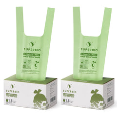 superbio frente del rollo con 50 bolsas mostrando empaque y certificaciones