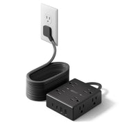 SUPERDANNY front view showing all outlets and ports for versatile charging