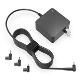 Superer adaptador frontal 65W mostrando diseño compacto y puerto