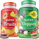 Superfood MD front packaging showing two-bottle pack and benefits
