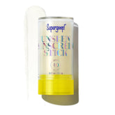 Supergoop! stick front packaging showing compact sunscreen for easy protection