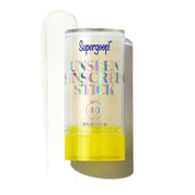 Supergoop! stick front packaging showing compact sunscreen for easy protection