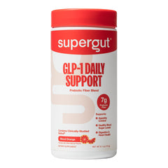Supergut blood orange front packaging showing label and servings for easy identification