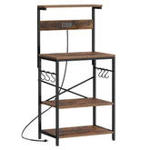 SUPERJARE frontal de estantería para microondas y cafetera, organiza tu cocina