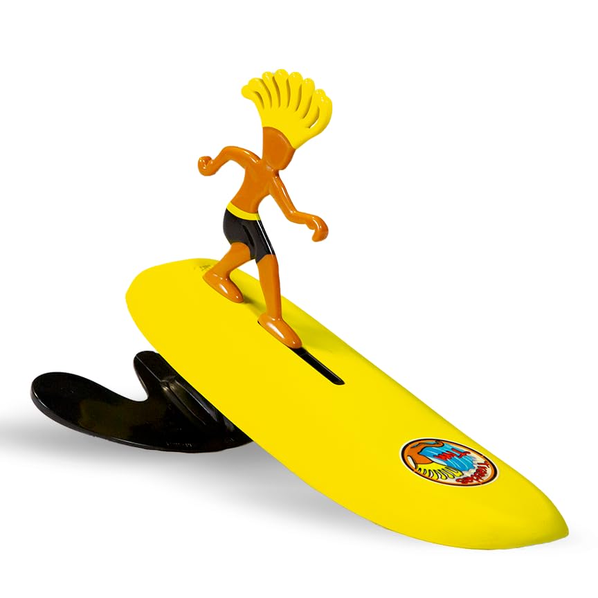 Surfer Dudes vista frontal del muñeco mostrando estabilidad y diseño resistente
