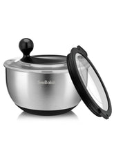 SveBake centrifugador frontal mostrando el cuerpo de acero, ahorro de espacio