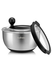 SveBake centrifugador frontal mostrando el cuerpo de acero, ahorro de espacio