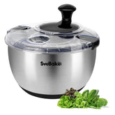 SveBake centrifugadora frontal mostrando diseño robusto y capacidad