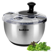 SveBake centrifugadora frontal mostrando diseño robusto y capacidad