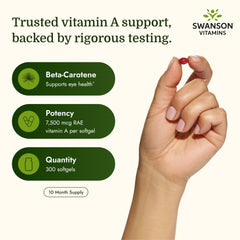 Swanson primer plano de un softgel destacando pureza y absorción