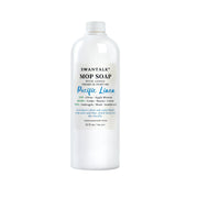 SWANTALK botella frontal mostrando etiqueta y aroma Pacific Linen