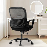 Sweetcrispy silla ejecutiva frontal mostrando diseño y soporte ergonómico