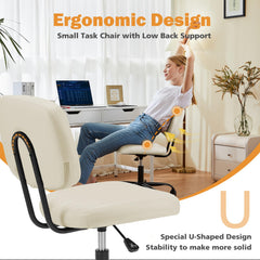 Sweetcrispy perfil lateral mostrando soporte lumbar en U para estabilidad