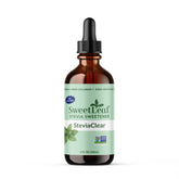 SweetLeaf envase frontal SteviaClear: endulzor sin calorías práctico