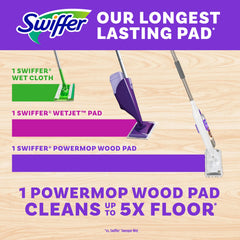 Swiffer luces delanteras iluminando suciedad para limpieza precisa