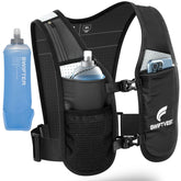 SWIFTVEST front view on mannequin showing pocket layout and secure fit