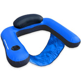 Swimline vista frontal del U-Seat con forma en U y confort visible