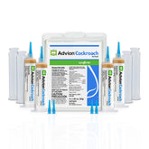 Syngenta Advion front packaging showing four tubes and plungers, clear storage benefit