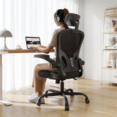 Synorla vista frontal silla ergonómica para espacio de trabajo, soporte y comodidad