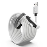 Syntech cable frente del empaque mostrando compatibilidad y ventaja de estabilidad