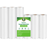 Syntus paquete frontal mostrando los seis rollos para ahorro de espacio