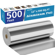 SZZJKJ foil front packaging showing roll and cutter, durable storage benefit