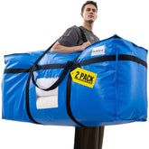 TAILI front view showing blue 69-gallon bag and visible window for fast identification