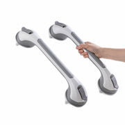 TAILI front view of two grey grab bars showing whole product and benefits