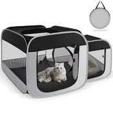 TailTastic front view showing full enclosure and easy access for pets