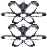 TANBABY front view of two lamps showing bright design and easy installation benefit