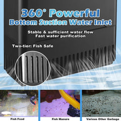 TARARIUM panel de control del flujo para ajustar la circulación del agua