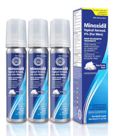 TARO front packaging showing 5% minoxidil foam for easy identification and shelf appeal